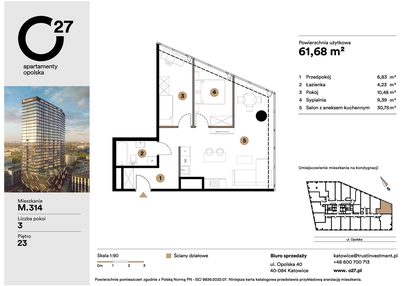 Mieszkanie w inwestycji: O27 Apartamenty Opolska