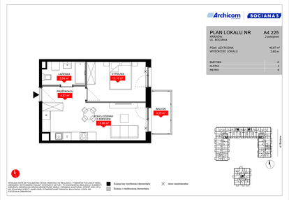 Mieszkanie w inwestycji: Osiedle Bociana 5