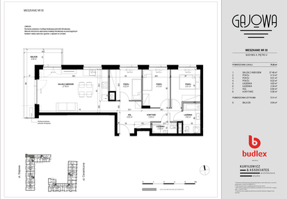 Mieszkanie w inwestycji: Gajowa bud. A