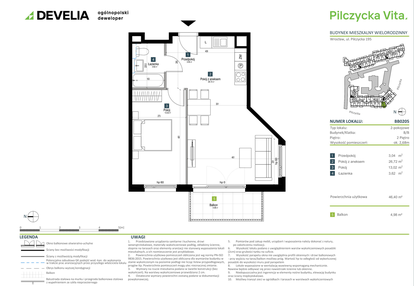 Mieszkanie w inwestycji: Pilczycka Vita