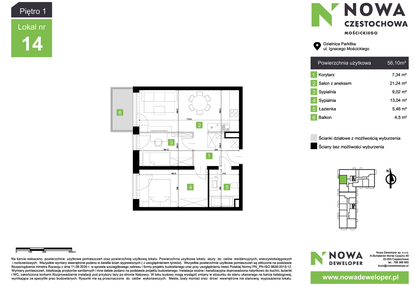 Mieszkanie w inwestycji: Nowa Częstochowa Mościckiego