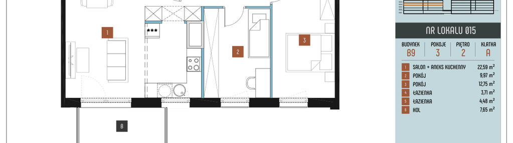 Mieszkanie w inwestycji: Nowa Praga