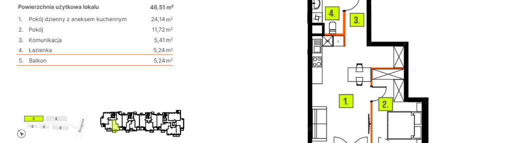 Mieszkanie w inwestycji: Osiedle BLASK - Etap I