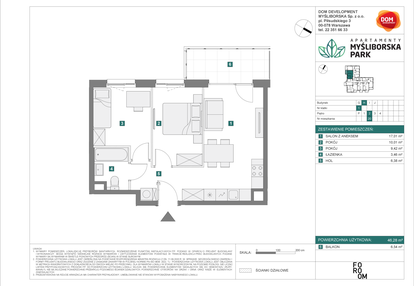 Mieszkanie w inwestycji: Apartamenty Myśliborska Park