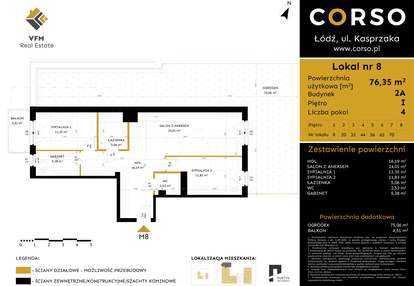 Mieszkanie w inwestycji: Corso etap 2