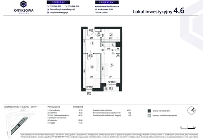 Mieszkanie w inwestycji: Onyksowa Design