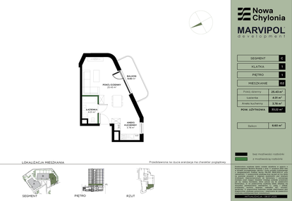 Mieszkanie w inwestycji: Nowa Chylonia