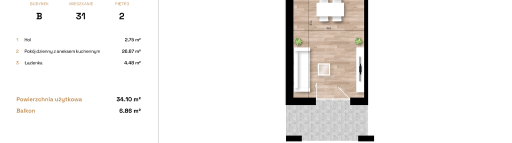 Mieszkanie w inwestycji: Krzesławickie Tarasy