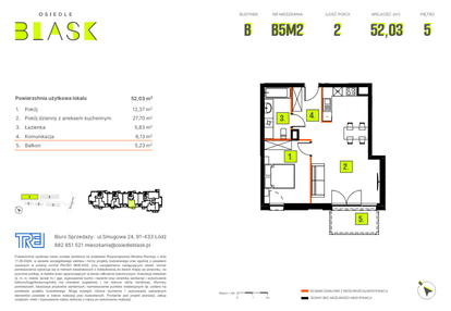 Mieszkanie w inwestycji: Osiedle BLASK - Etap I