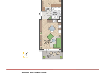 Mieszkanie w inwestycji: Enklawa Starosielce