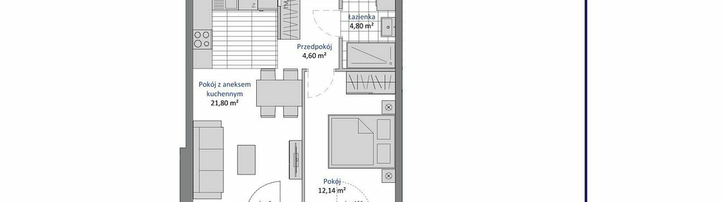 Mieszkanie w inwestycji: Nowa Dąbrowa bud. DE
