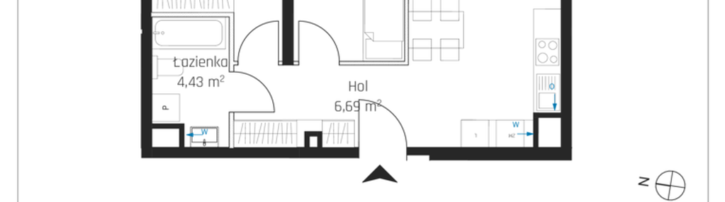 Mieszkanie w inwestycji: Nadmotławie Apartments etap I