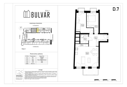 Mieszkanie w inwestycji: Bulvar etap II