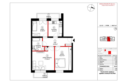 Mieszkanie w inwestycji: Czynu Społecznego 65F