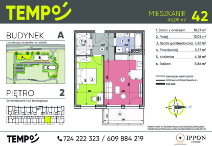 Mieszkanie w inwestycji: Osiedle TEMPO