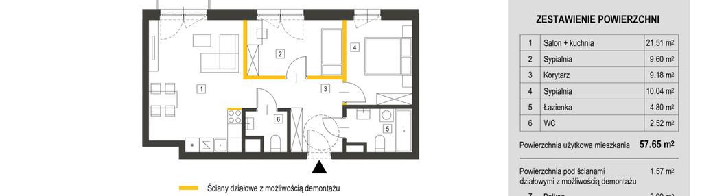 Mieszkanie w inwestycji: Apartamenty Dębowa