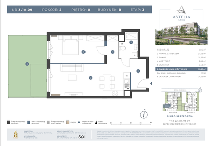 Mieszkanie w inwestycji: Astelia Park etap 1A i 3