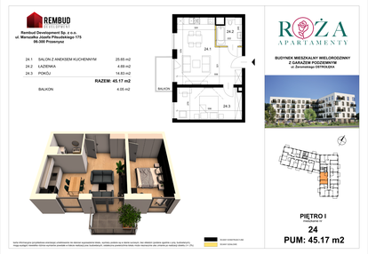 Mieszkanie w inwestycji: Apartamenty Róża