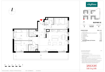 Mieszkanie w inwestycji: CityFlow etap II