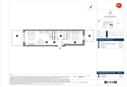 Mieszkanie w inwestycji: Apartamenty Park Matecznego Etap 1