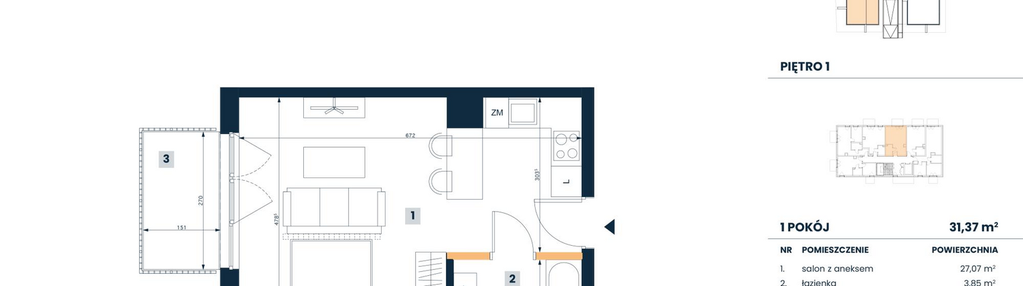 Mieszkanie w inwestycji: Reneta