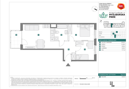 Mieszkanie w inwestycji: Apartamenty Myśliborska Park