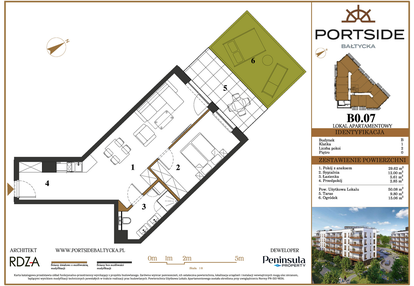 Mieszkanie w inwestycji: Portside Bałtycka