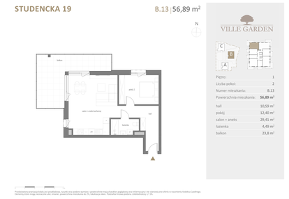 Mieszkanie w inwestycji: Ville Garden