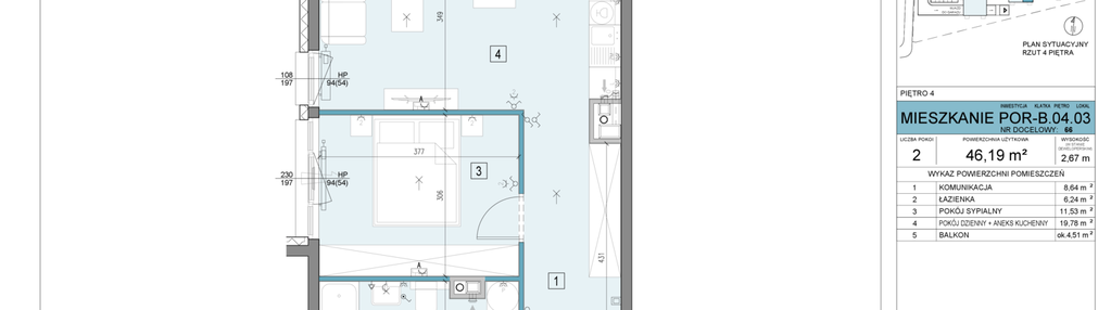 Mieszkanie w inwestycji: Apartamenty Portowa