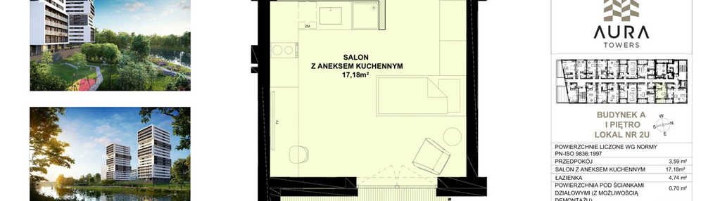 Mieszkanie w inwestycji: Aura Towers