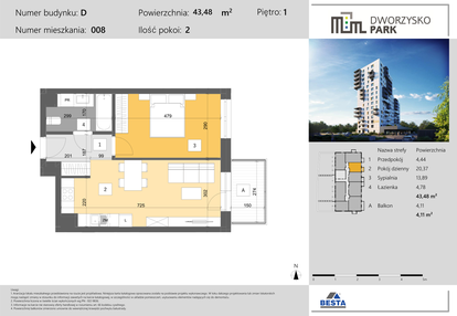 Mieszkanie w inwestycji: Dworzysko Park - Etap III