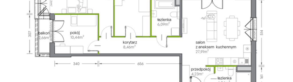 Mieszkanie w inwestycji: Żabiniec Vita