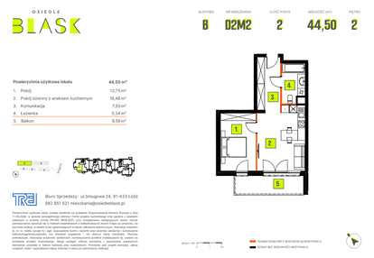 Mieszkanie w inwestycji: Osiedle BLASK - Etap I