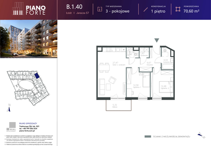 Mieszkanie w inwestycji: Piano