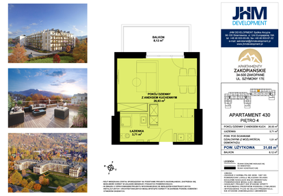 Mieszkanie w inwestycji: Apartamenty Zakopiańskie