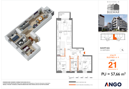 Mieszkanie w inwestycji: Osiedle Bulwar bud. 4