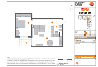 Mieszkanie w inwestycji: Hubska 100