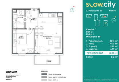 Mieszkanie w inwestycji: Slow City