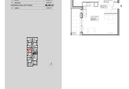 Mieszkanie w inwestycji: Niebieski Bursztyn