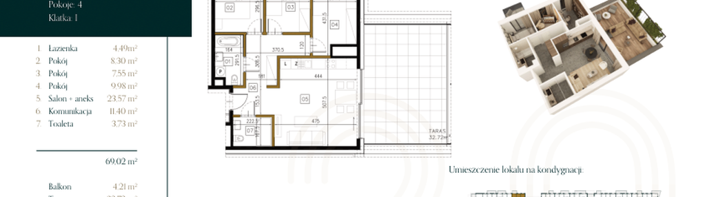 Mieszkanie w inwestycji: Apartamenty Wybickiego 2.0