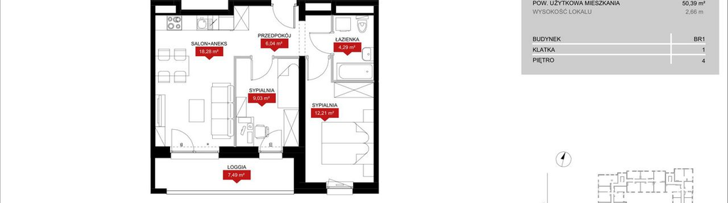 Mieszkanie w inwestycji: Browary Wrocławskie 2