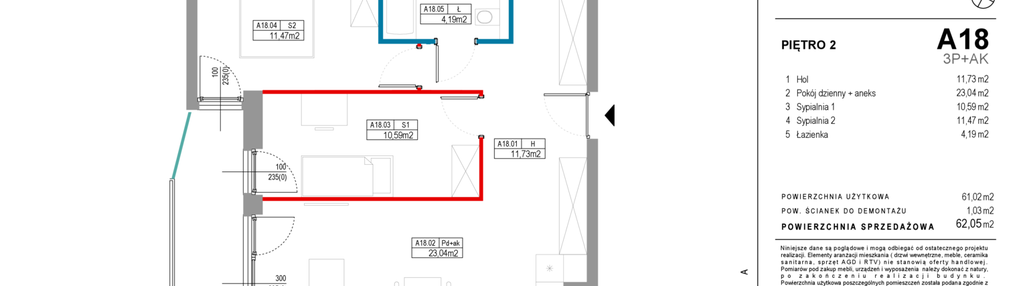 Mieszkanie w inwestycji: Grunwald Między Drzewami etap II