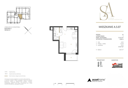 Mieszkanie w inwestycji: Sand Apartments