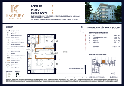 Mieszkanie w inwestycji: Kacpury Residence