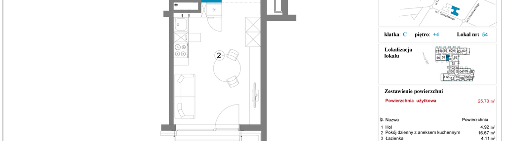Mieszkanie w inwestycji: Daszyńskiego Square etap 2