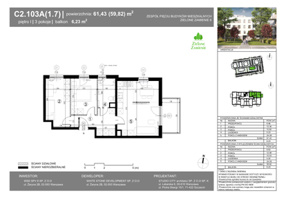 Mieszkanie w inwestycji: Zielone Zamienie VIII