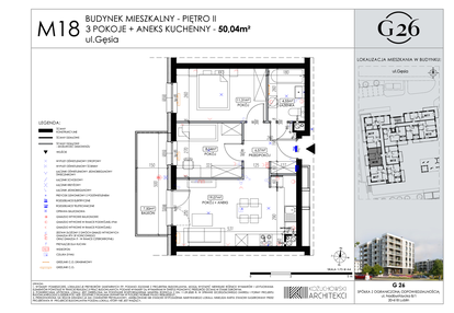 Mieszkanie w inwestycji: Gęsia 26 - Bud. A2