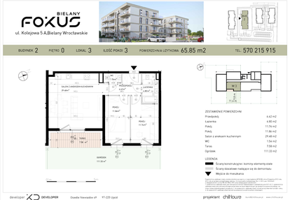 Mieszkanie w inwestycji: Fokus Bielany