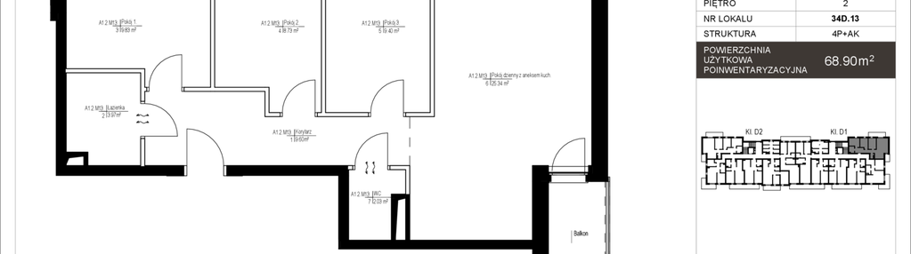 Mieszkanie w inwestycji: Osiedle Konopnickiej