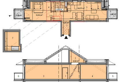 Mieszkanie w inwestycji: Partynice House II budynek P i R